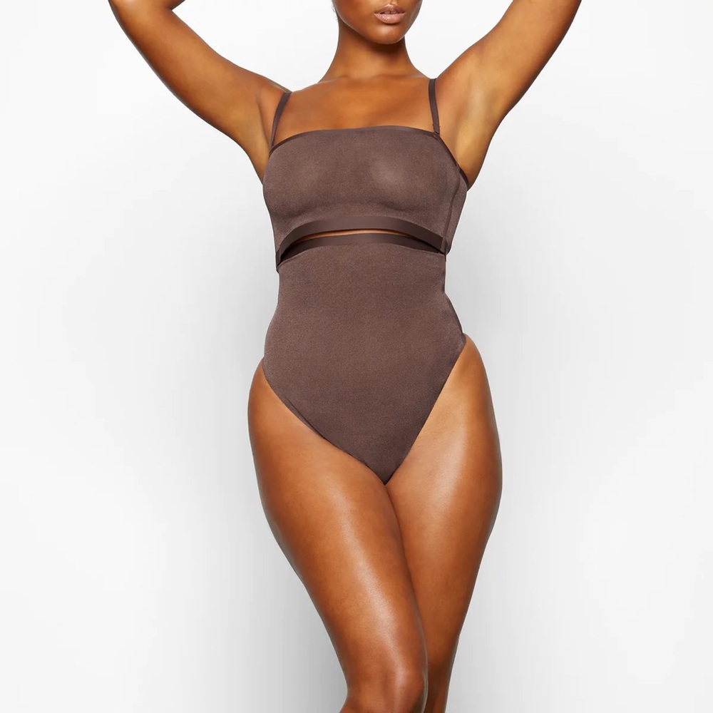 SKIMS Sheer Sculpt Bandeau and High Waisted Thong Set!